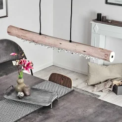 Suspension Rodeche Led Noir, 2 Lumieres