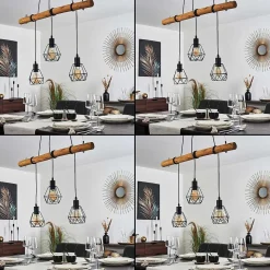 Suspension Seegaard Brun, 3 Lumieres