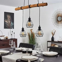 Suspension Seegaard Brun, 3 Lumieres