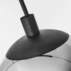 Suspension Sernf Noir, 3 Lumieres