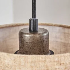 Suspension Shiburg Bois Clair, 4 Lumieres