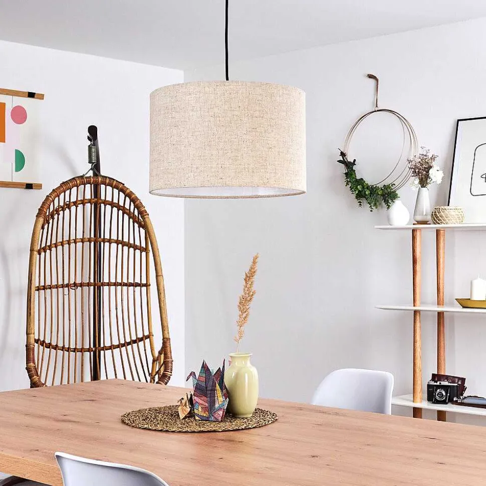 Suspension Shiburg Bois Clair, 1 Lumiere