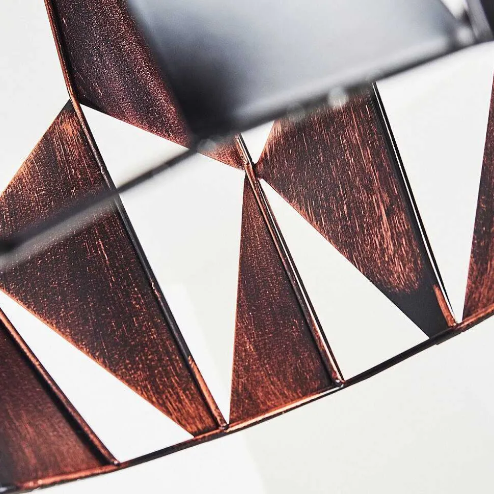 Suspension Situk Cuivre, Noir, 1 Lumiere