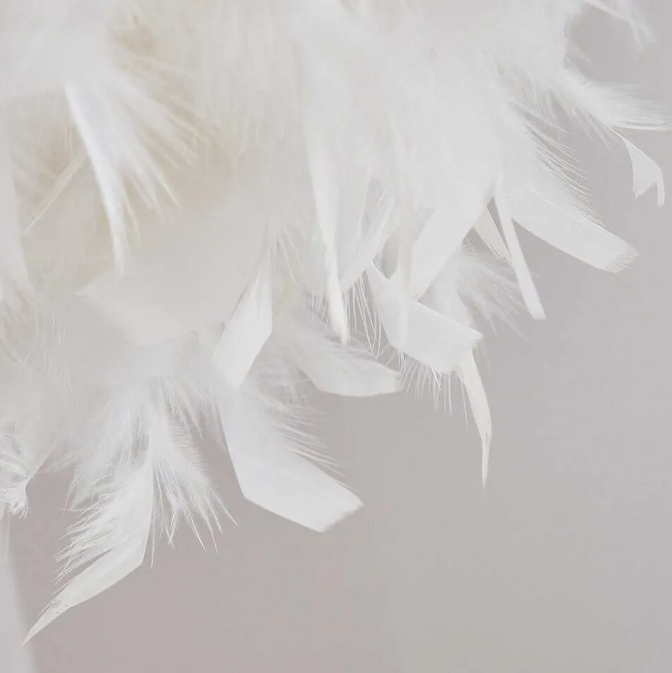 Suspension Skaulo Blanc, 1 Lumiere