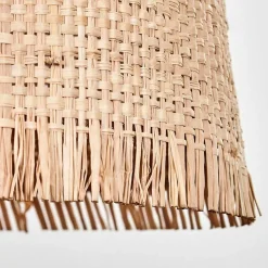 Suspension Soungou Ecru, Noir, 4 Lumieres