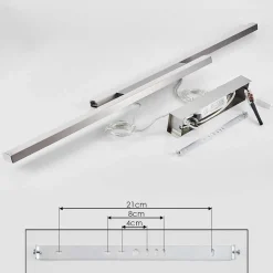 Suspension Tamizat Led Nickel Mat, 2 Lumieres, Changeur De Couleurs