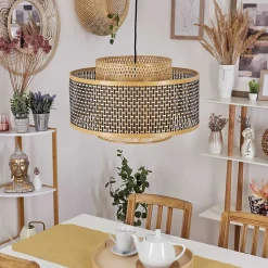 Suspension Tunga Noir, 1 Lumiere