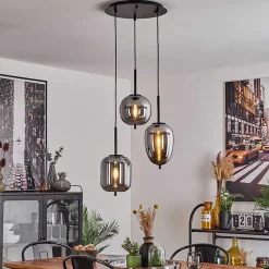 Suspension Verbania Noir, 3 Lumieres