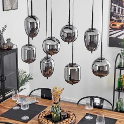 Suspension Verbania Noir, 8 Lumieres