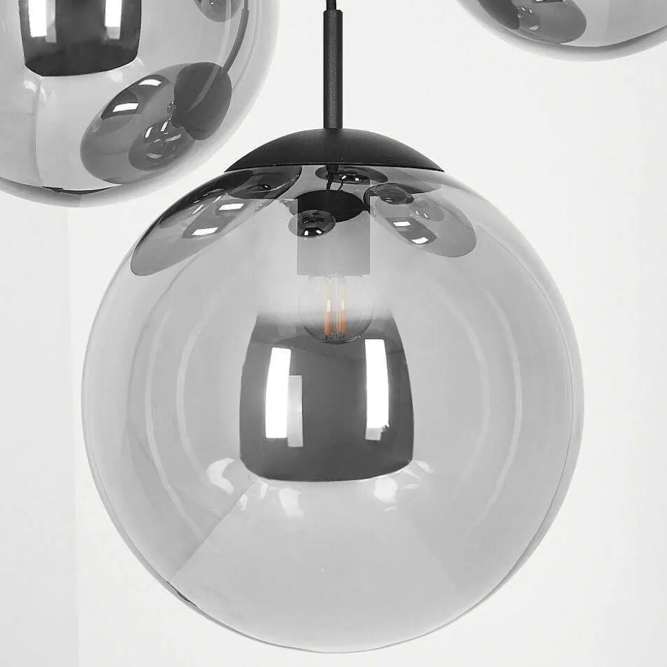 Suspension Voluntad Noir, 5 Lumieres