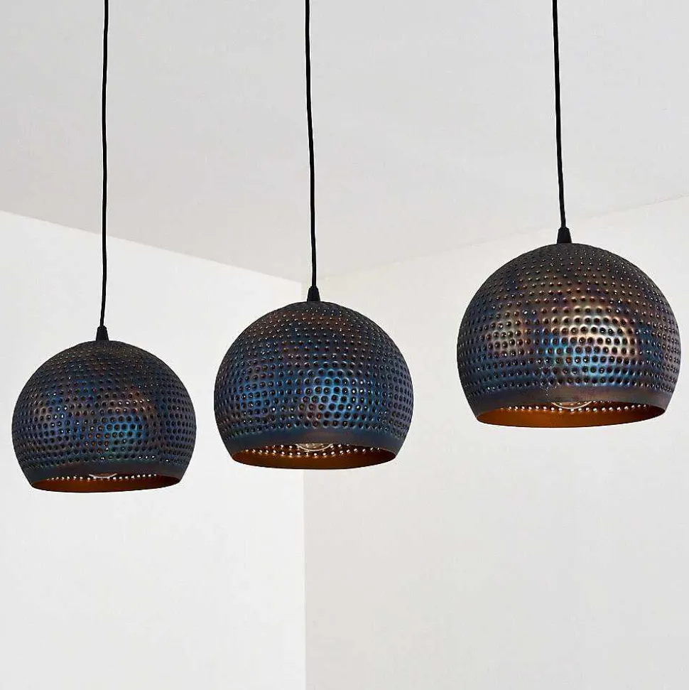 Suspension Wildervanksterdallen Noir, 3 Lumieres