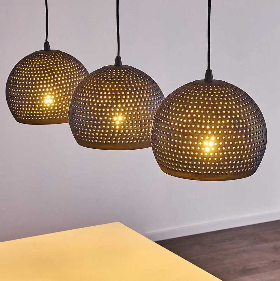 Suspension Wildervanksterdallen Noir, 3 Lumieres