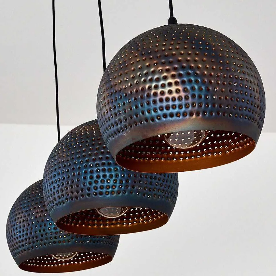 Suspension Wildervanksterdallen Noir, 3 Lumieres