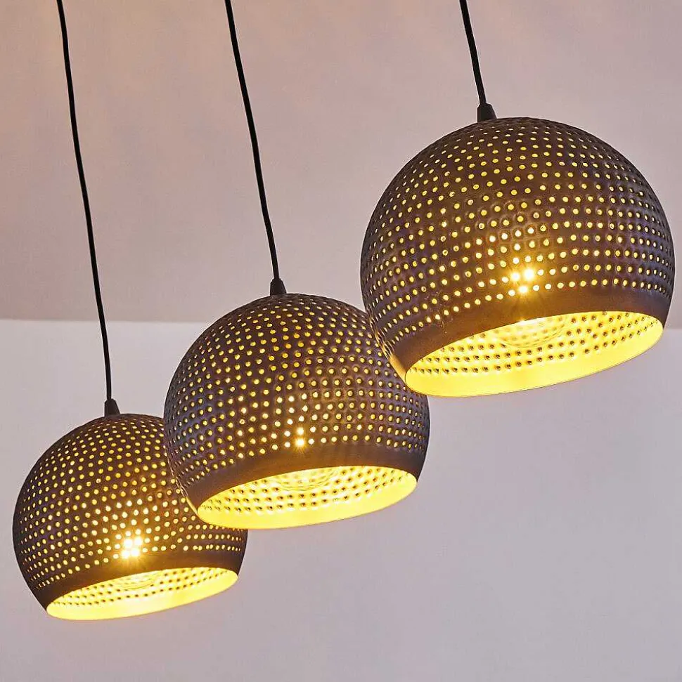 Suspension Wildervanksterdallen Noir, 3 Lumieres