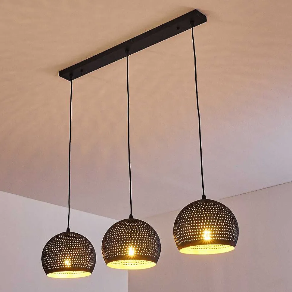 Suspension Wildervanksterdallen Noir, 3 Lumieres