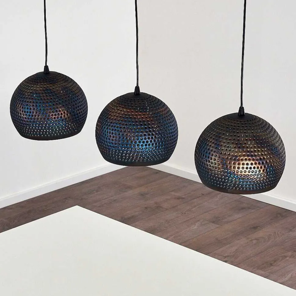 Suspension Wildervanksterdallen Noir, 3 Lumieres