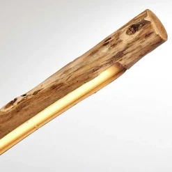 Suspension Winterthur Led Bois Clair, Noir, 1 Lumiere