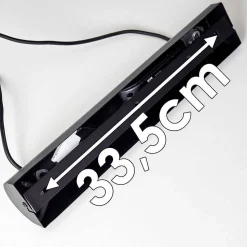 Suspension Winterthur Led Bois Clair, Noir, 1 Lumiere