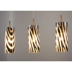 Suspension Wofi Collage Nickel Mat, 3 Lumieres