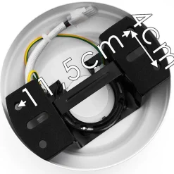 Ventilateur De Plafond Doha Led Blanc, 1 Lumiere, Telecommandes