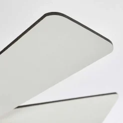 Ventilateur De Plafond Ellmau Chrome, Gris, Blanc, 1 Lumiere