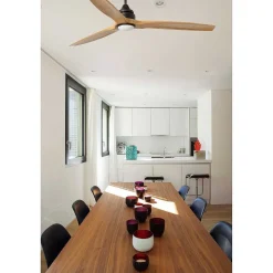 Ventilateur De Plafond Faro Barcelona Alo Led Noir, 1 Lumiere