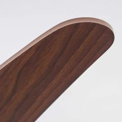 Ventilateur De Plafond Imon Bois Fonce, Nickel Mat, 1 Lumiere, Telecommandes