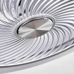 Ventilateur De Plafond Nagoya Led Blanc, 1 Lumiere, Telecommandes