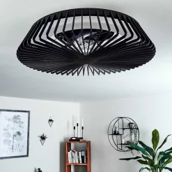 Ventilateur De Plafond Rivarotta Led Blanc, 1 Lumiere, Telecommandes